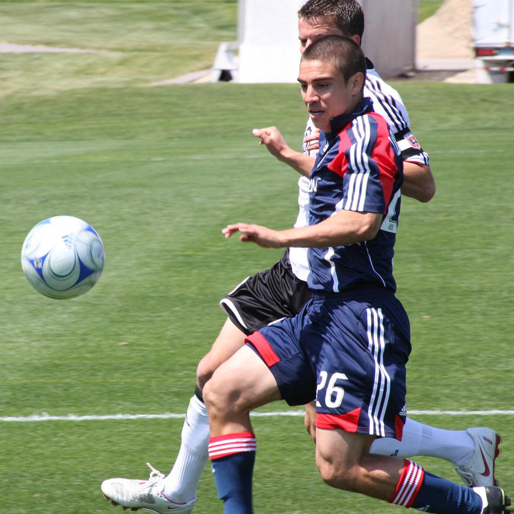 Spencer Wadsworth scored the equalizer in the 77th minute for the Revolution reserve division<br><i>Photo: Jason Dalrymple</i>