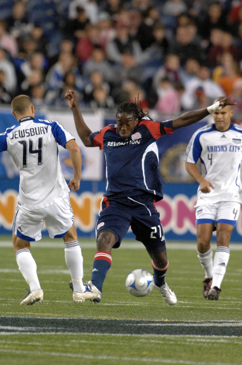 Shalrie Joseph earned his third career MLS Best XI honor at the conclusion of the 2008 season.