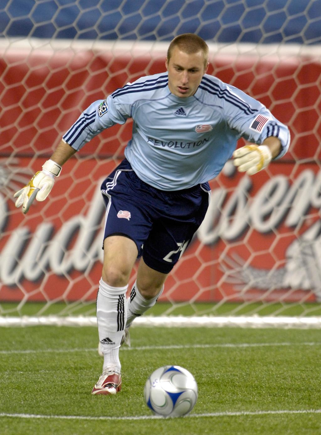 Brad Knighton started in goal for the second straight game for the injured Matt Reis and pick up his first MLS win<br><i>Photo:Keith Nordstrom</i>