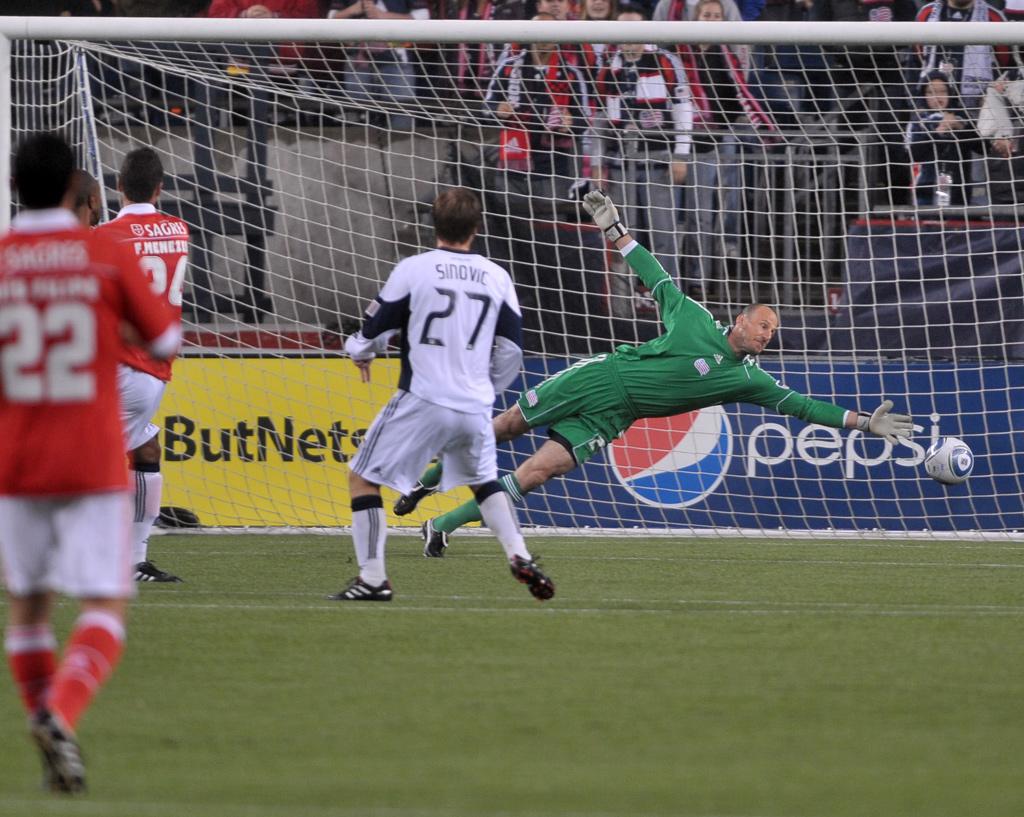 Preston Burpo v Benfica Courtesy Revolutionsoccer.net