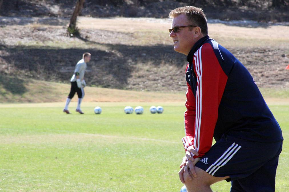 Steve Nicol at training Courtesy Revolutionsoccer.net