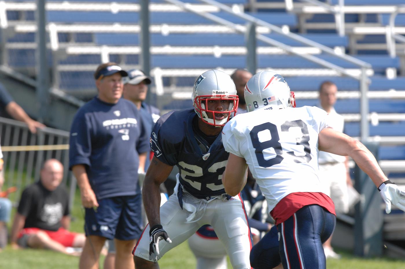 Bodden CB Leigh Bodden in Coverage; Courtesy Patriots.com