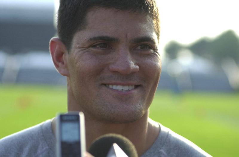Bruschi Back Tedy Bruschi back at practice | Courtesy Patriots.com