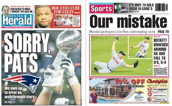 Boston Herald Apologizes!