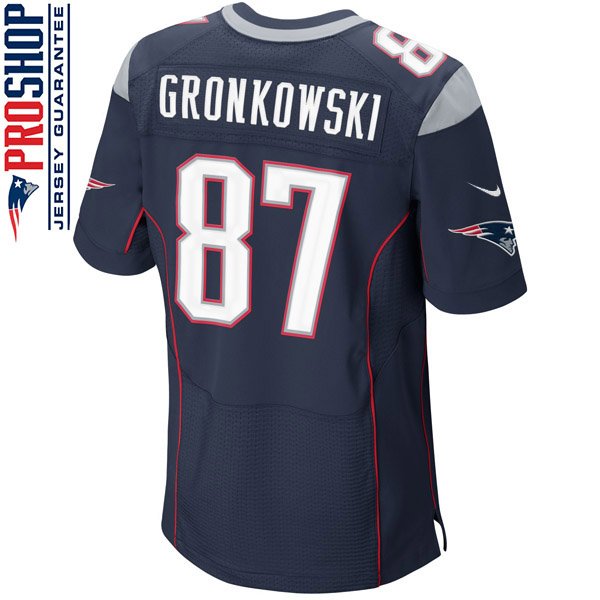 Official New England Patriots Nike Elite Rob Gronkowski 87