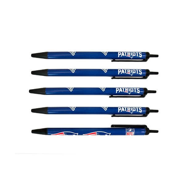 Official New England Patriots ProShop - Patriots Click Pens - 5 Pack