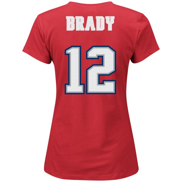 Official New England Patriots ProShop - Ladies Majestic Throwback Tom ...