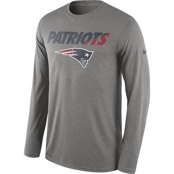 Official New England Patriots ProShop - Nike Legend Staff Long Sleeve ...